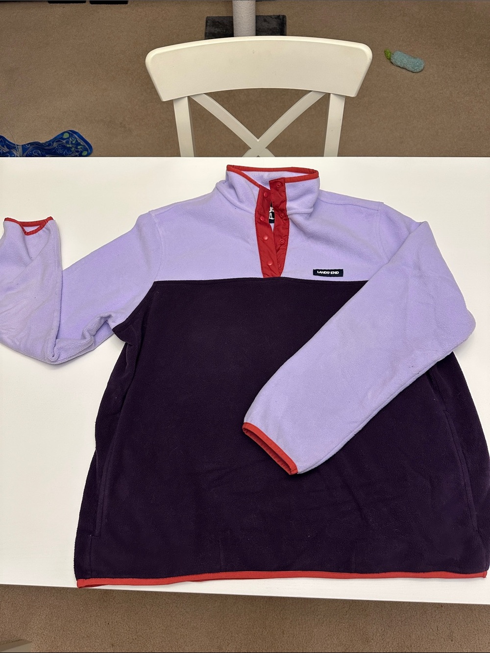 Land’s End Snap Fleece